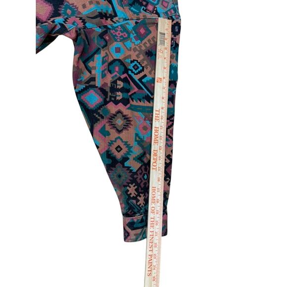 "GOTCHA COVERED" Aztec Print Denim Jean Jacket Womens SZ M VTG Cowgirl Rodeo - Picture 6 of 12